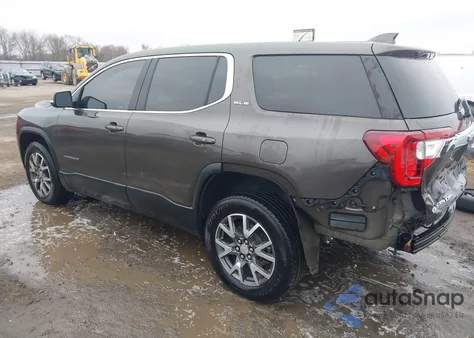 2020 GMC Acadia Fwd Sle из США, поврежденный, VIN 1GKKNKLA2LZ166230